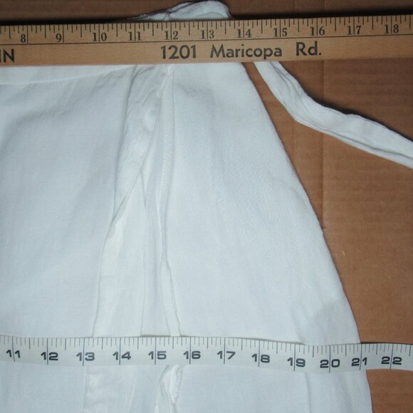 Tommy Bahama Linen Blend Faux Wrap Skirt | Size XXS (fits like a Small) - Picture 4 of 8